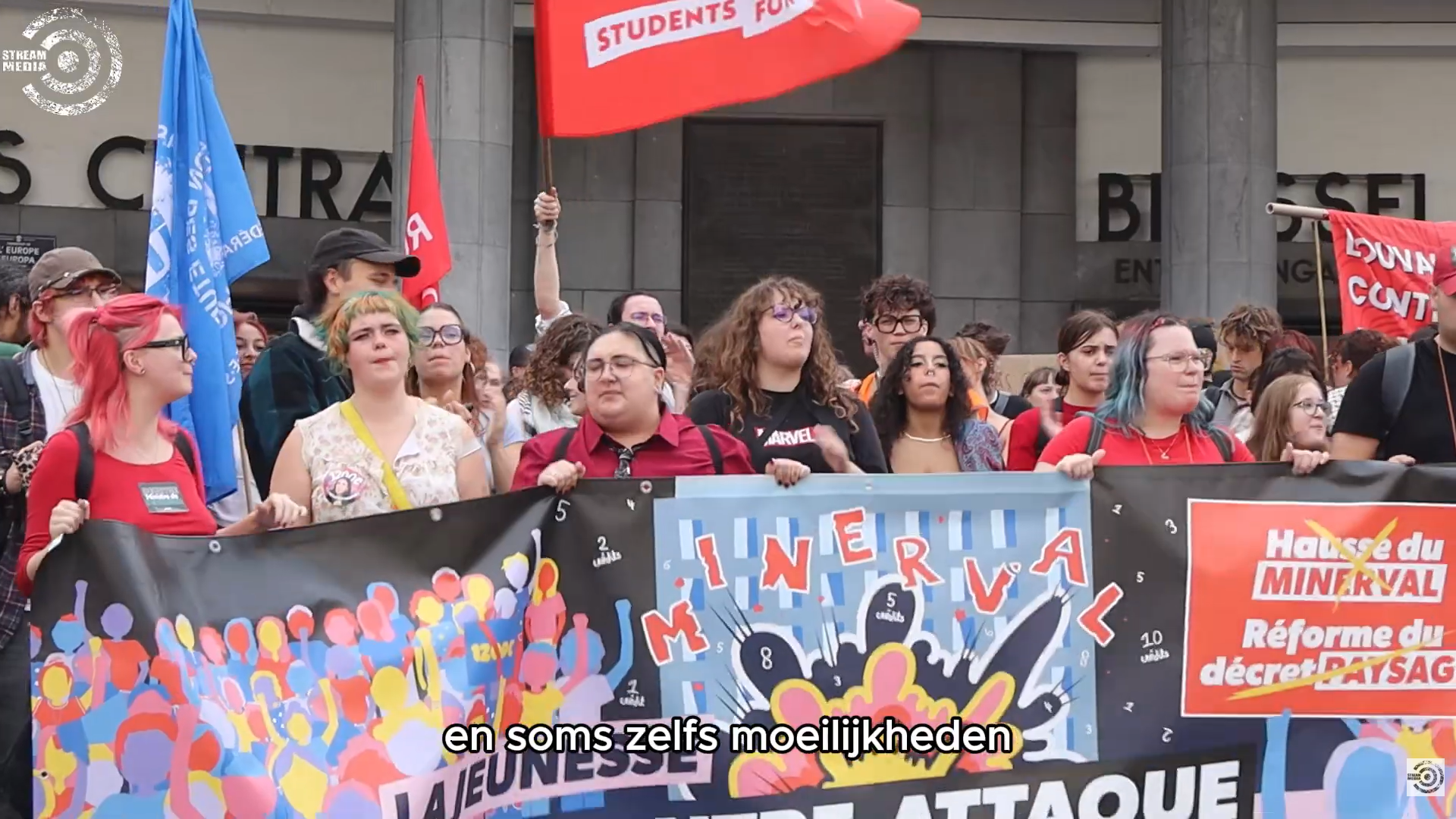 Franstalige studenten opnieuw op straat: “Hoger onderwijs dreigt luxeproduct te worden”